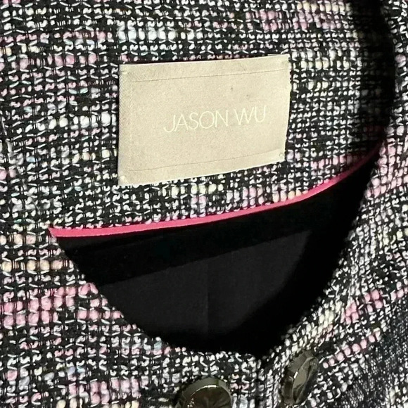 Jason Wu Tweed Pattern Jacket Size 6 - Picture 5 of 8
